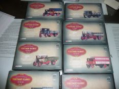 Celebrating the Golden Age Vintage Glory of Steam by Corgi. 8 Boxed Commercial Steam Trucks