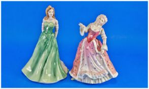 Royal Doulton Figure `Caroline` HN 3694, Issued 1995-1998, modelled by N.Pedley. 8`` in height.