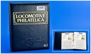 A Stamp Album With Mint Stamps From The West Indies. All stamps in Locomotive Philatelic feature