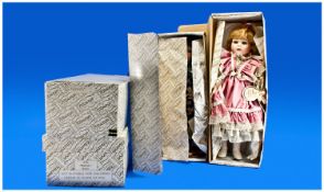 Collection of Alberon Porcelain Dolls, comprising `Olivia` limited edition 950 of 5000, with
