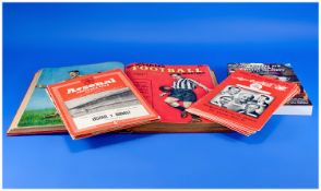 Football Items 1952-53 Season. Charles Buchans Football Monthly - bound. Collection of 40