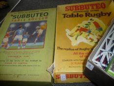 Boxed Subbutteo Games comprising Table Soccer Game by The Replica of Association Football and Table