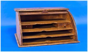 20th Century Tambour Front Desk Box.