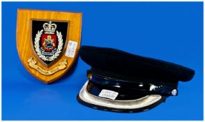 Bermuda Police Peak Cap & Plaque Replicas.