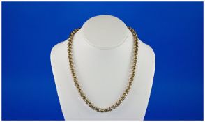 14ct Gold Quality Belcher Chain with embossed decoration with full 585 hallmark. 18`` in length,