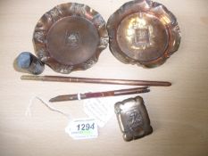 Horatio Viscount Nelson, Foudroyant Interest, Collection Of Items Made From The Copper Of Nelson`s