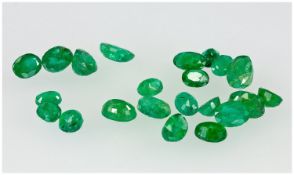 Collection Of Loose Emeralds, Approx 10cts Total Weight