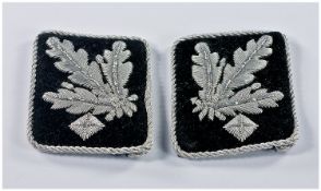 WW2 German SS Officers Collar Tabs