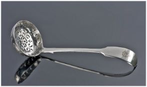 Mid Nineteenth Century Fine Quality Silver Preserve Spoon/ Ladle. Hallmark London 1850. Makers