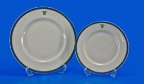 Nazi NSDAP Side Plate and Dinner Plate.