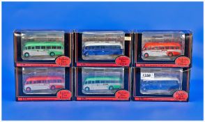 Collection of EFE Models -Buses 1/76th Scale. Comprises Bedford SB Duple Vega Orange Luxury cat no