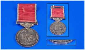 King George V Silver British Empire Medal For Meritorious Service. Awarded to Joseph Clarke for