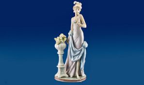 Lladro Figure `A Touch Of Glass` Model number 5377. Issued 1986. 14.5`` in height. 1st quality &