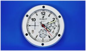 Modern Reproduction Wall Clock - Display Wall Clock. Battery Operated. 13.5 inches diameter. Sold