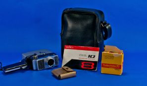Yashica Super-8 10 Cine Camera And Kodak EK8 Instant Camera.