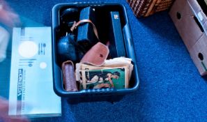 Miscellaneous Box including boxed otoscope, cameras and allied equipment, boxed cutlery, Dodd`s and