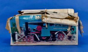 Mamod Steam Wagon. S.W.1 Complete With Vapourising Spirit Lamp Filler Funnel, With Box