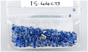 Loose Gemstones, Collection Of Sapphires. Estimated Weight 15.44cts