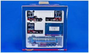 Corgi `Alan Lodge` Boxed Car Set. Limited Edition `Pride of the Dales`. Set contains DAF XF Scania