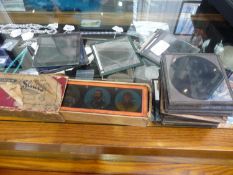 Collection Of 29 Magic Lantern Slides, Together With A Box   Containing 13 Coloured Slides.