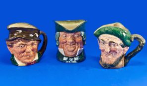 Royal Doulton Character Jugs, 3 in total. 1) ``Paddy``, D5753, issued 1937-1960. Designer Harry