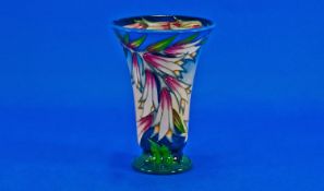 Moorcroft ``Ivory Bells`` Vase. Designer Philip Gibson. Shape 87/6``. . Boxed.