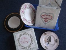 Collection of Ceramics comprising Set of Six Royal Doulton Valentines Day Plates,  6 assorted China