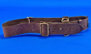 World War II British Officers Sam Bronze Belt.