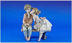 Lladro 10th Anniversary Collectors Special Society Piece, Titled `10 & Growing` Model Number 7635,