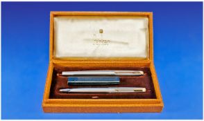 Parker Vintage Pen Set. Comprises Fountain Pen, and Ballpoint Pen, in original box. Excellent