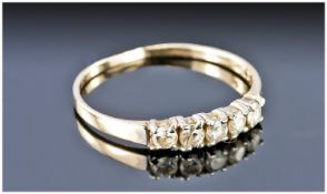 9ct Gold Dress Ring. Fully Hallmarked, Ring Size O.