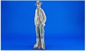 Lladro Figure `Sailor`, model no 4657, issued 1969, last year 1978. Height 14.5 inches.