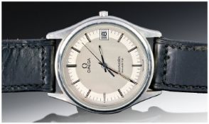 Omega-Stainless Steel Seamaster Quartz Wrist Watch. no.1337. Signed to back with logo 1337.
