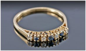 9ct Gold Dress Ring. Fully Hallmarked, Ring Size P.