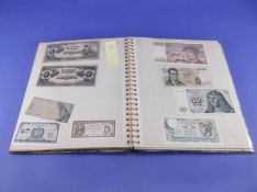 Album of World Banknotes.