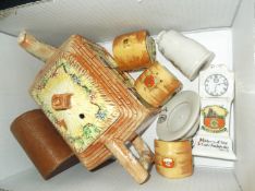 Box of Miscellaneous, comprising `Price` novelty teapot, crested ware, etc.