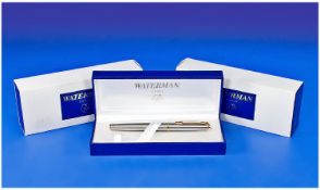 Waterman of Paris Hemisphere S/S Fountain Pens, W4200991 - W3201085. As new condition, never used,