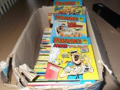 Appoximately 90 Beano Comic Library Books including no.1