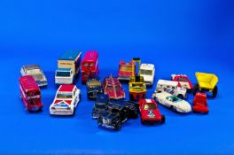 Collection of Vehicles, Includes Cars, Lorry`s, Busses, Racing Cars etc ( 17 ) altogether.