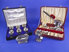Mixed Lot Of Collectables, Comprising Boxed Set Of Silver Plated Miniature Goblets And A Boxed Set