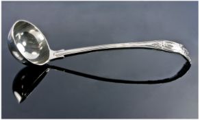 A Handsome Mid-Victorian Silver Kings Pattern Ladle. Fully hallmarked for London 1860 by G. A. 7