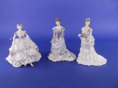 Royal Worcester Numbered & Limited Edition Figures, 3 in total. 1. The Dazzling CW431, issued 19,