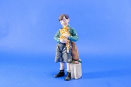 Royal Doulton Limited Edition Figure Number 373/9500. Children Of The Blitz. `Welcome Home` HN3299.