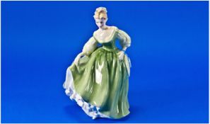 Royal Dux Figure Fair Lady HN2193. Issued 1963-1996. Height  7.25 inches.