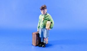 Royal Doulton Limited Edition Figure Number 2750/9500. Children Of The Blitz. `The Boy Evacuee` HN