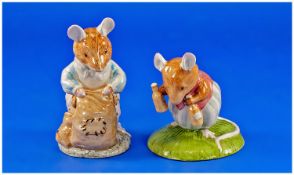 Royal Doulton Brambly Hedge Series 1. Dusty Large size issued 2001. 2. Basil large size issued