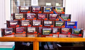 Collection Of 24 Modern Diecast Models, All Boxed Exclusive First Editions Buses/Coaches Comprising