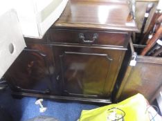 Mahogany Side Cabinet, fitted with two drawers over two doors.