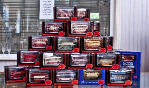 Collection Of 41 Modern Diecast Models, All Boxed Exclusive First Editions Buses/Coaches Comprising