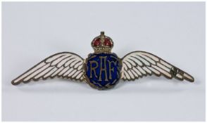 WW2 R.A.F Wings Sweetheart Brooch